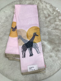 Linen Chanderi Saree
