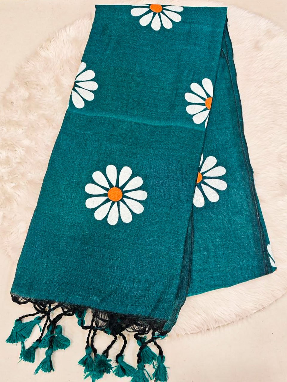 Linen Slub Saree