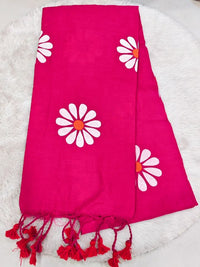 Linen Slub Saree