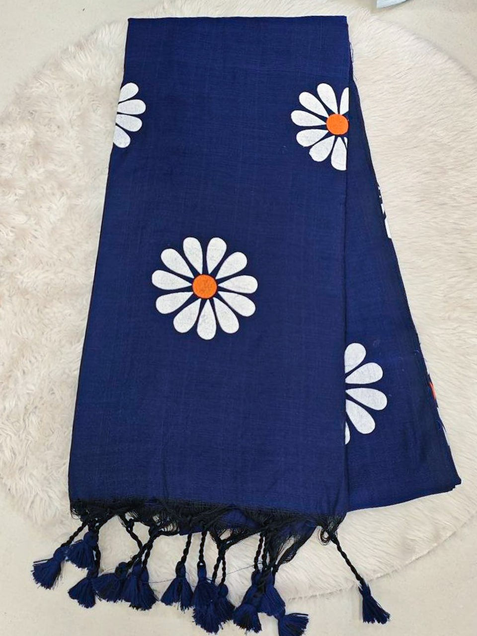 Linen Slub Saree