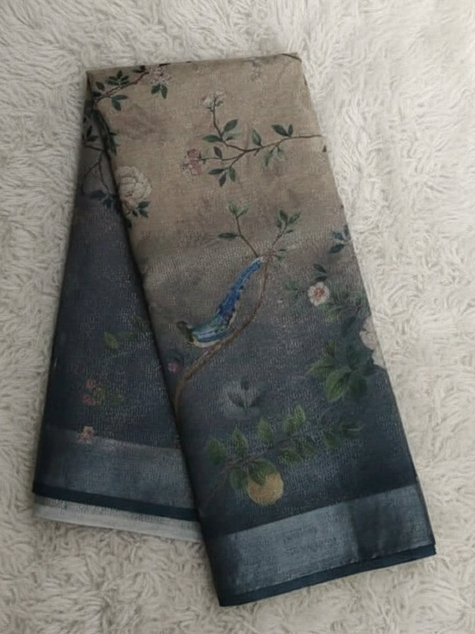 Linen Tissue Saree
