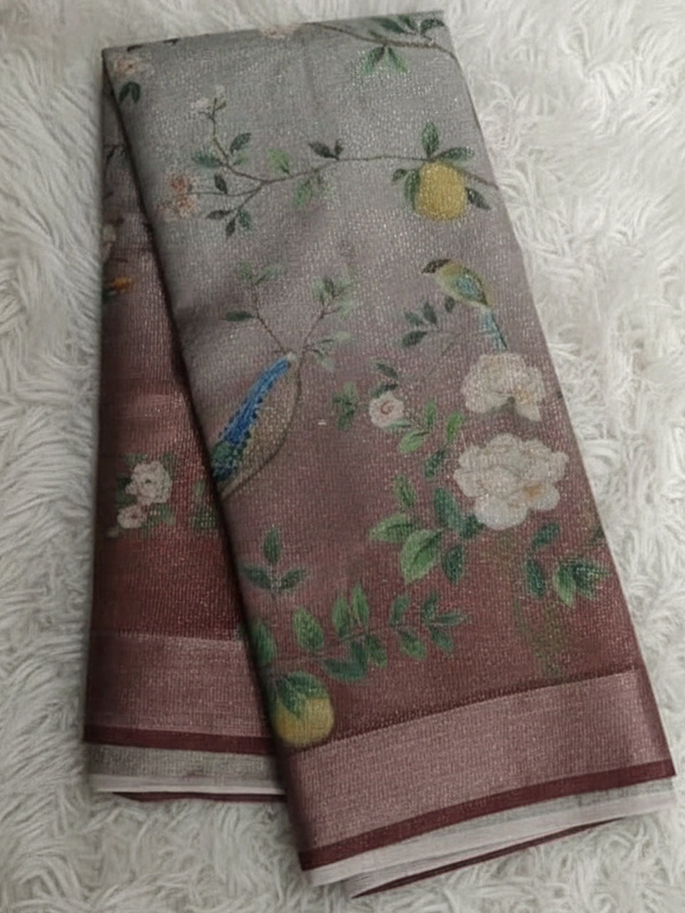 Linen Tissue Saree