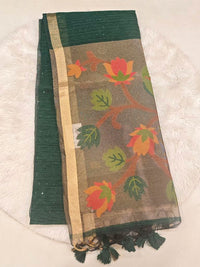 Linen Slub Saree