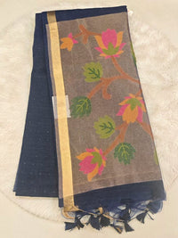 Linen Slub Saree