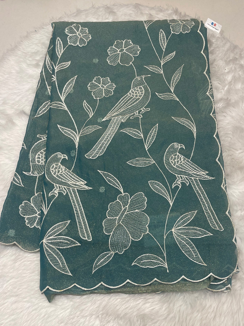 Malai Georgette Saree