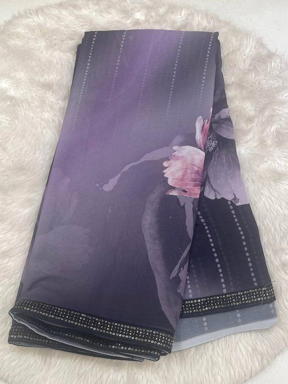 Malgudi Georgette Saree