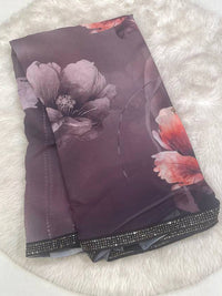 Malgudi Georgette Saree