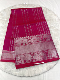Mangalagiri Silver Butta Saree