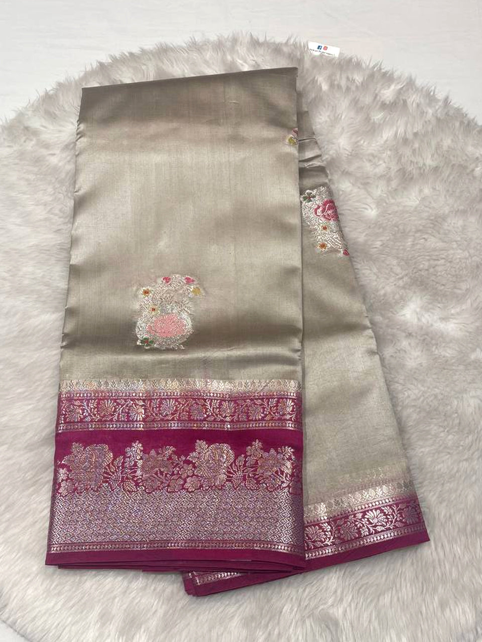 Mango Pattu Saree