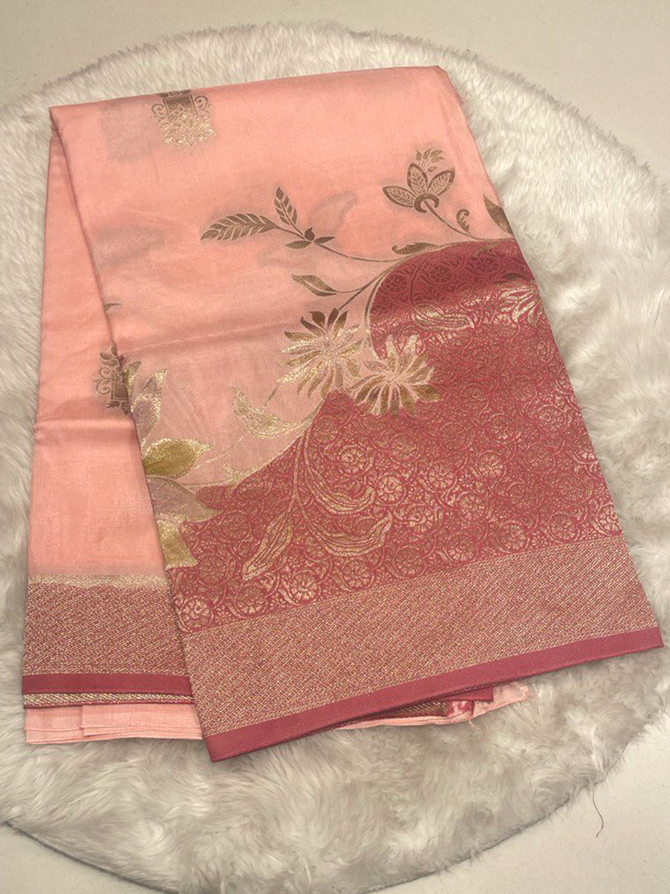 Mango Silk Saree
