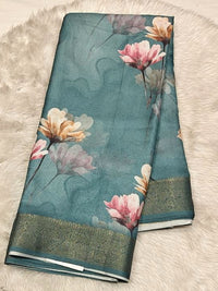 Mushroom Silk Saree