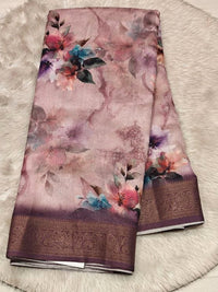 Mushroom Silk Saree