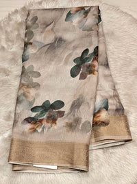 Mushroom Silk Saree