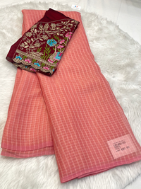 Masakkali Checks Saree