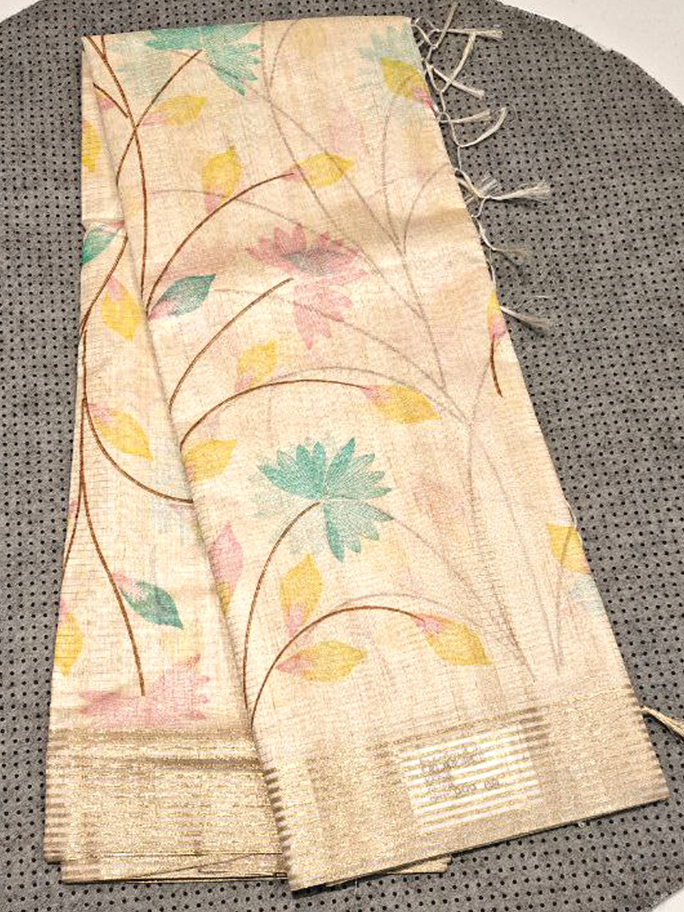 Micro Chanderi Saree