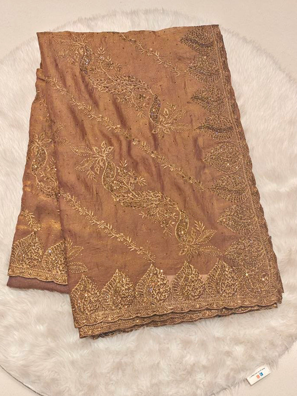 Moss Crepe Saree