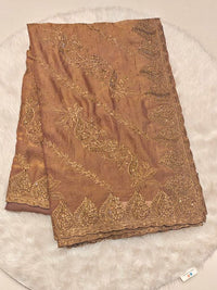 Moss Crepe Saree