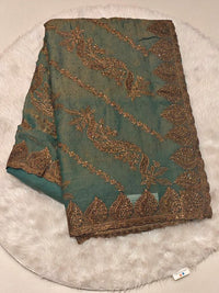 Moss Crepe Saree
