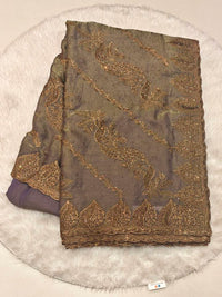 Moss Crepe Saree