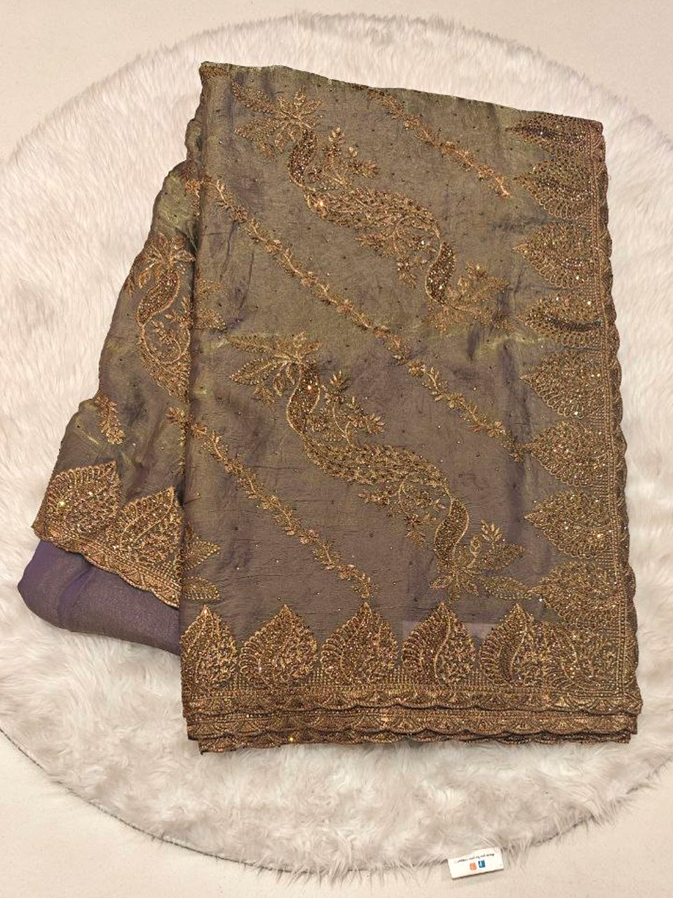 Moss Crepe Saree