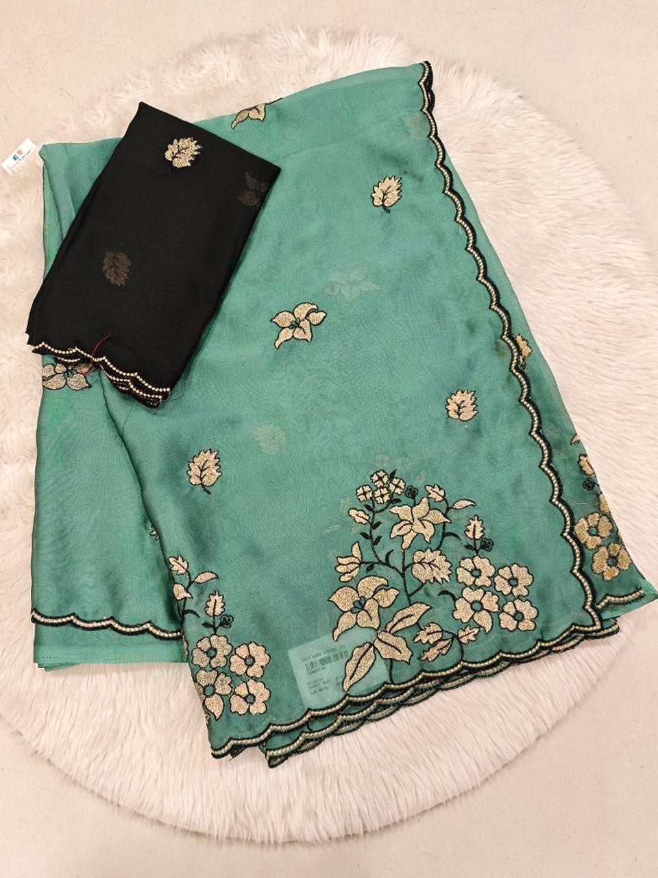 Mouse Crepe Silk Saree