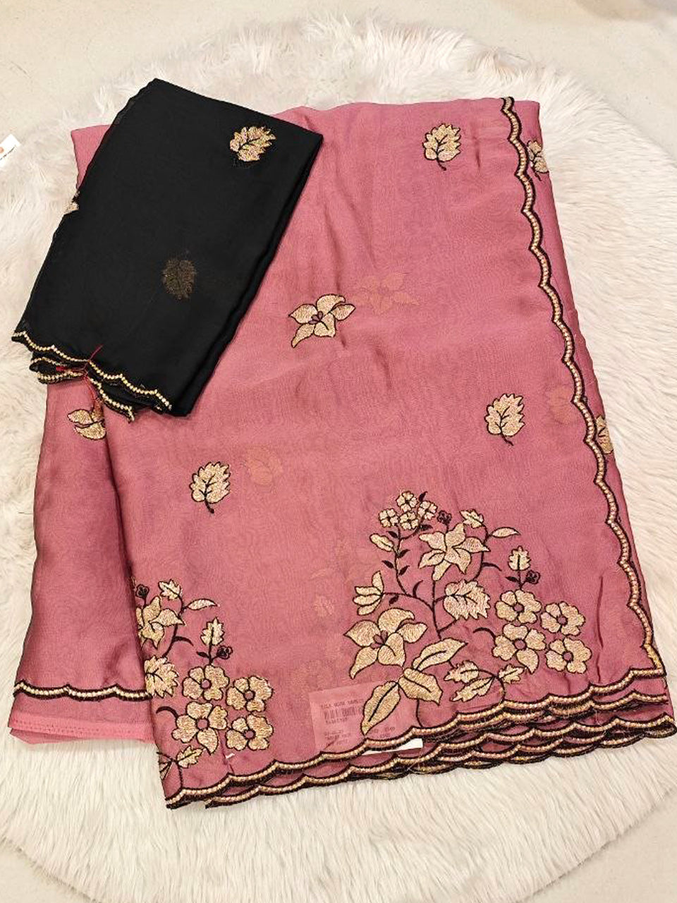 Mouse Crepe Silk Saree