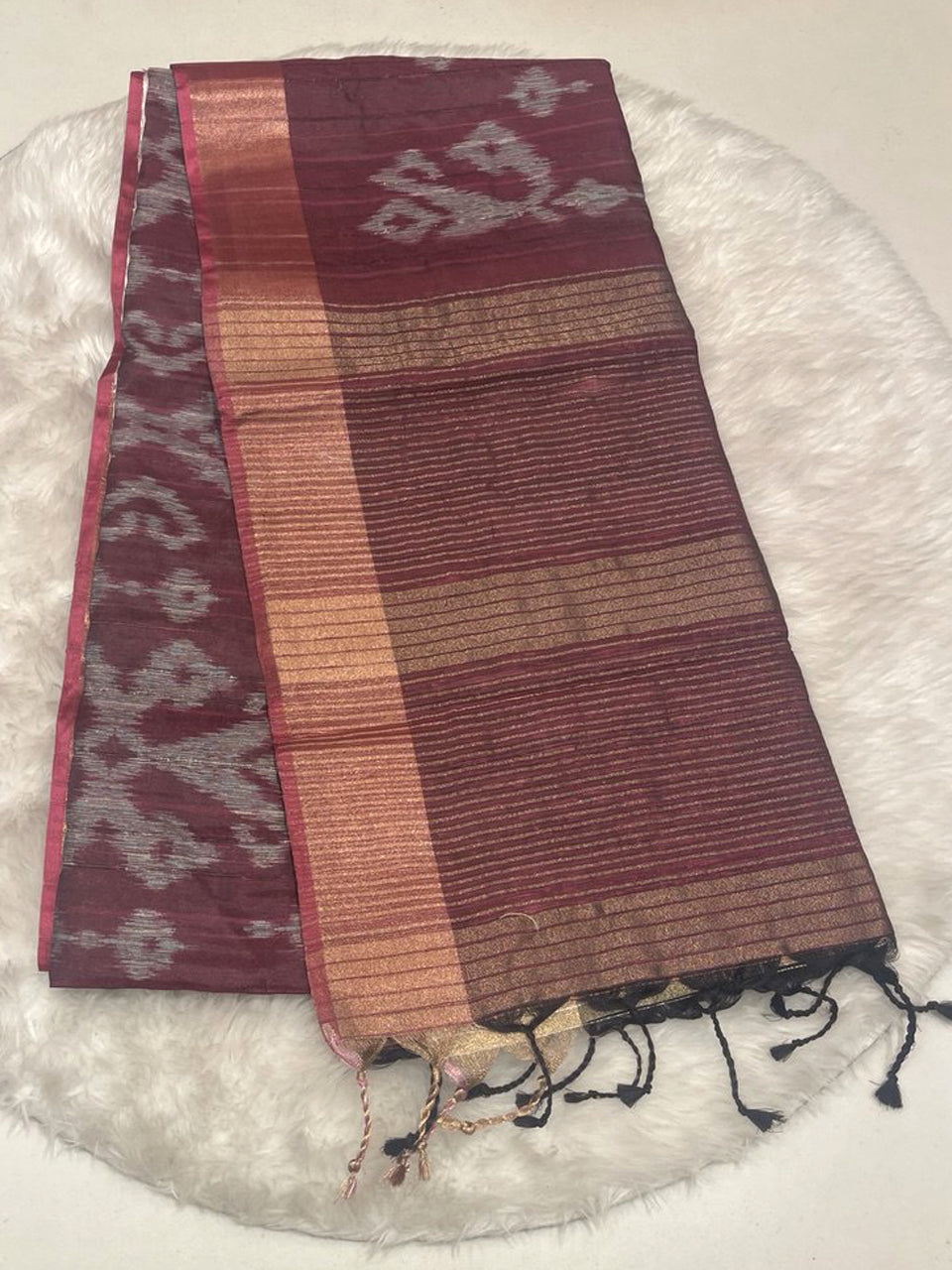 Munga Tussar Saree
