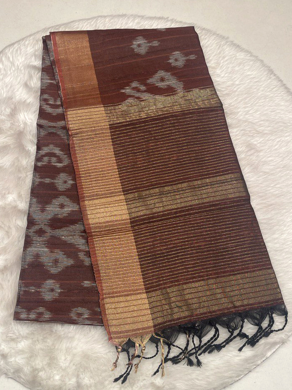 Munga Tussar Saree