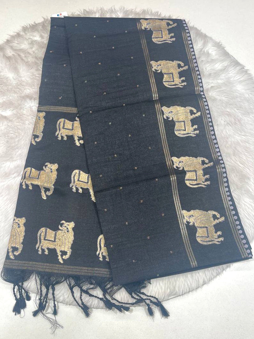 Munga Tussar Silk Saree