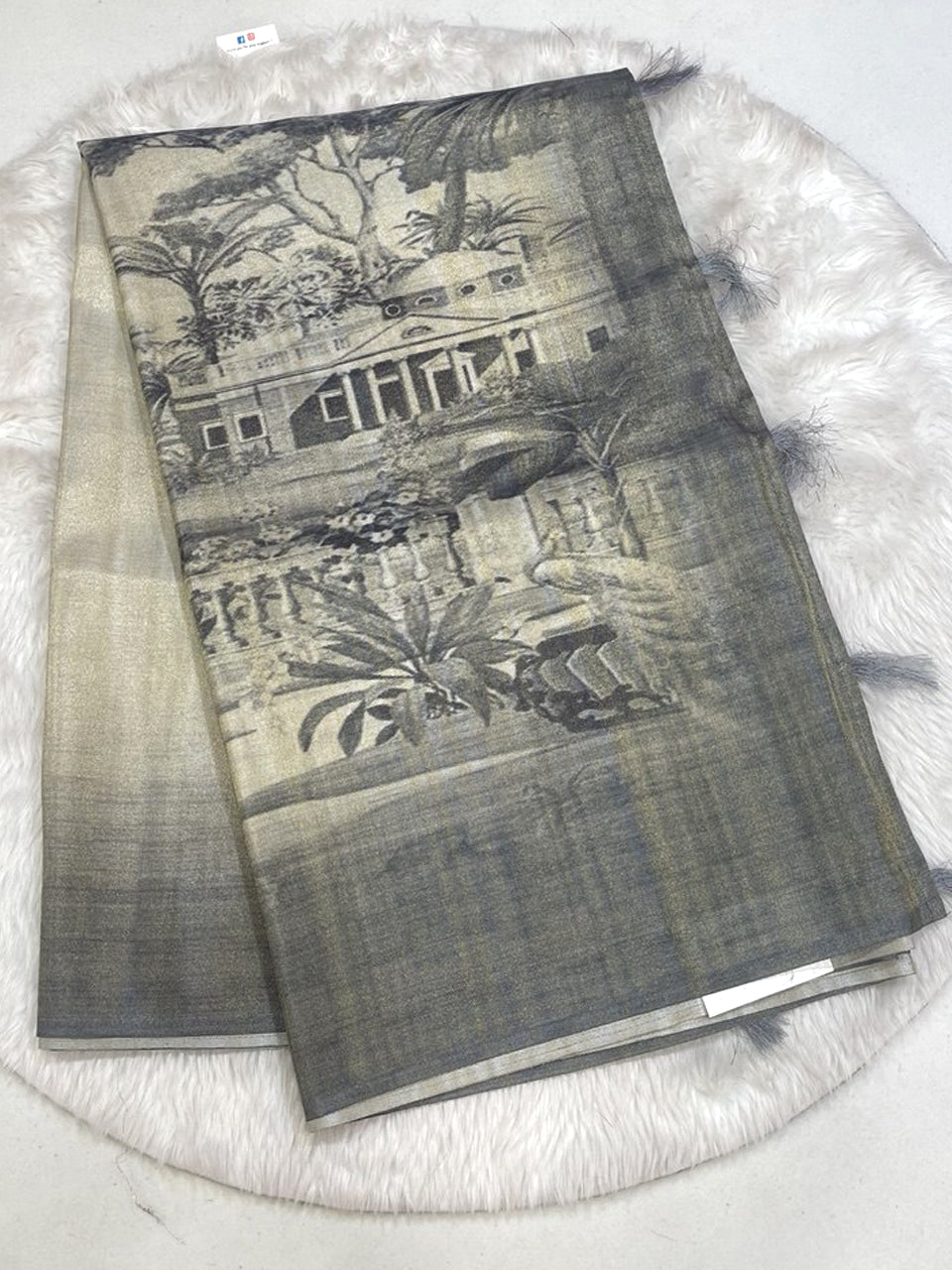 Muslin Tissue Silk Saree