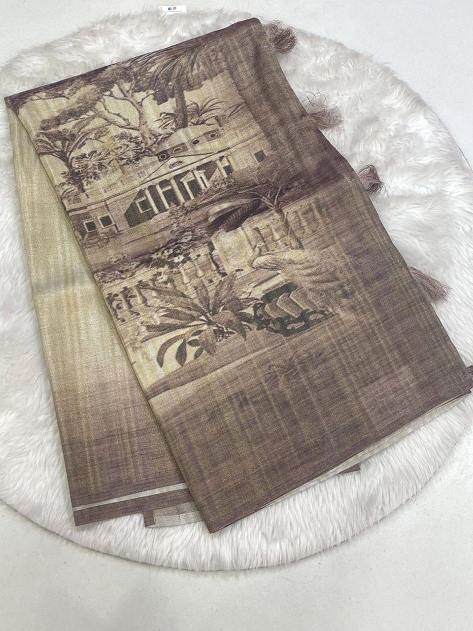 Muslin Tissue Silk Saree