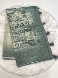 Muslin Tissue Silk Saree