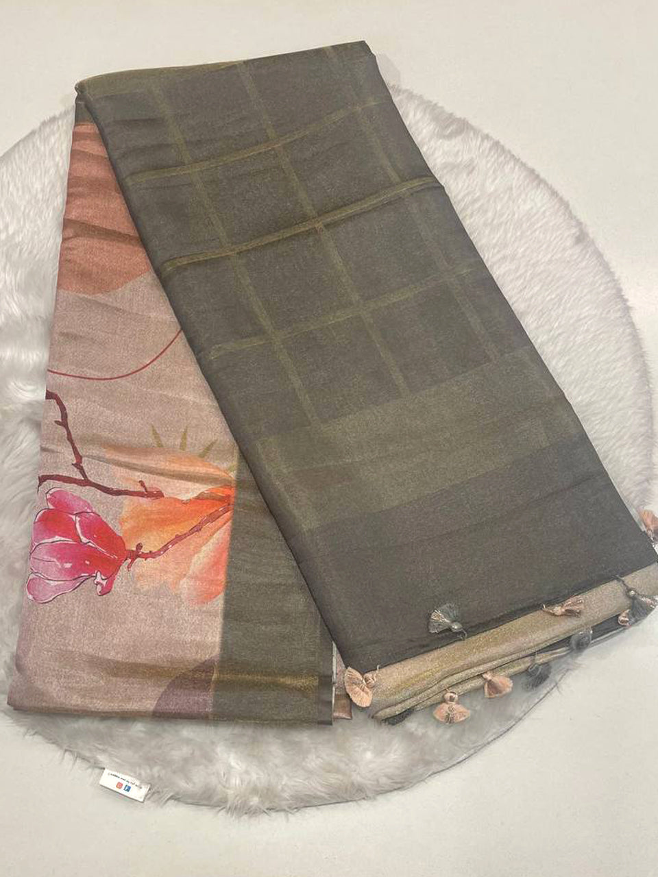 Muslin Tissue Saree