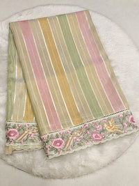 Muslin Tissue Saree