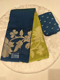 Dual-Tone Organza Saree