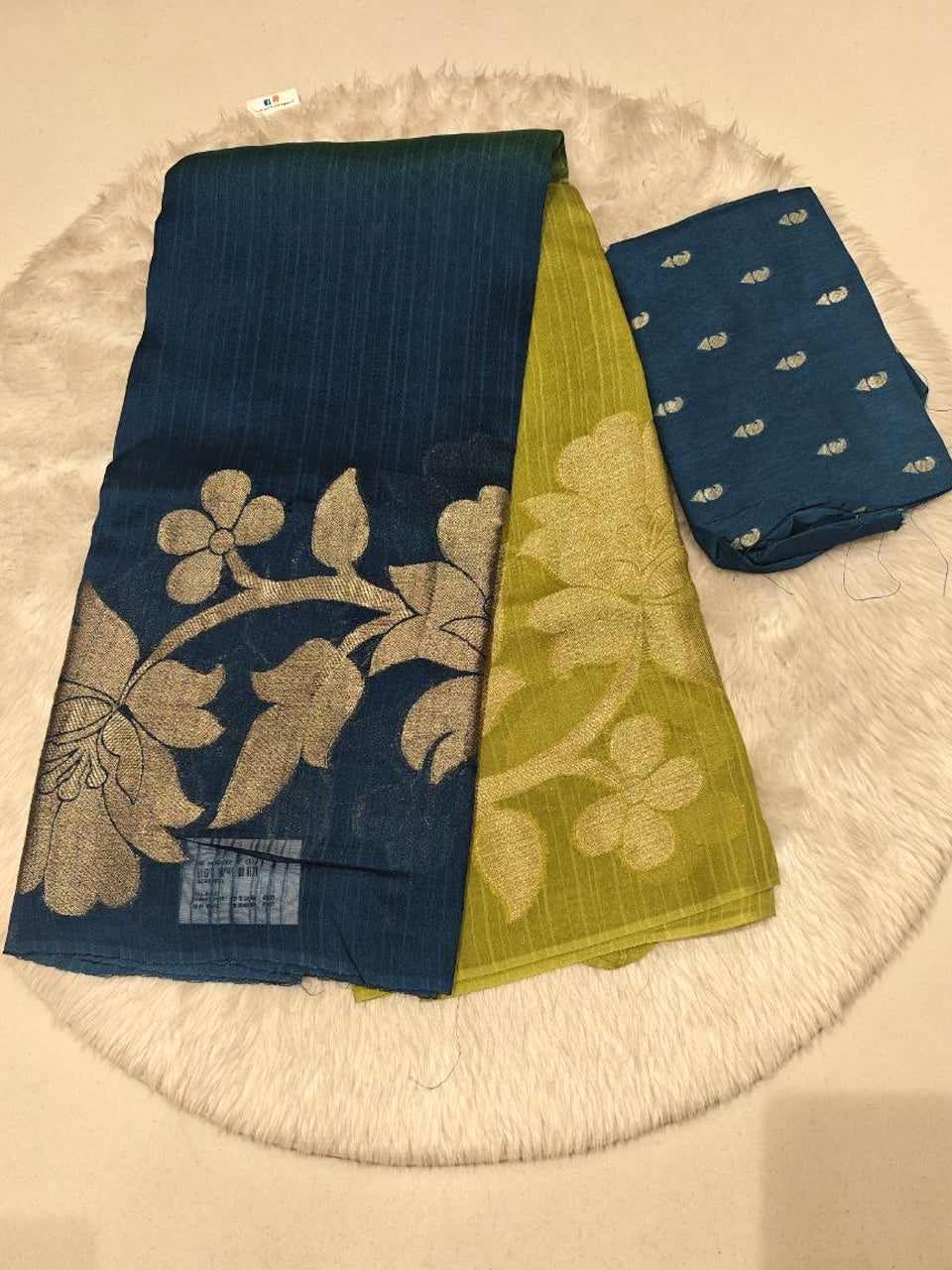 Dual-Tone Organza Saree