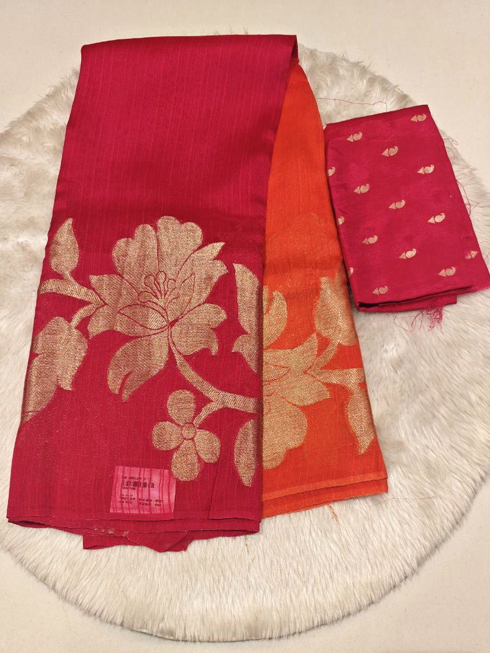 Dual-Tone Organza Saree
