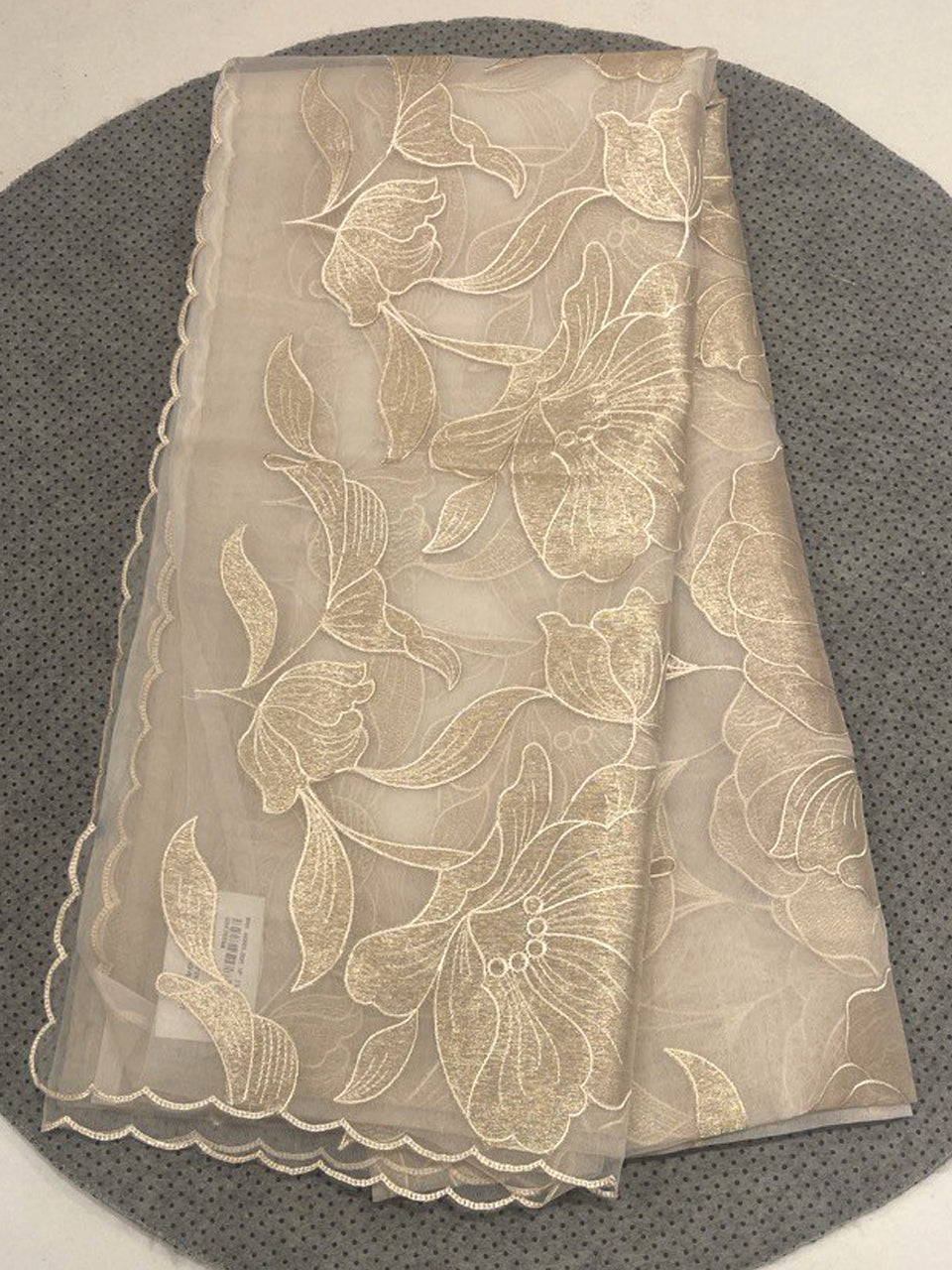 Organza Applique Saree