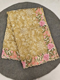 Organza Tissue Crush Saree