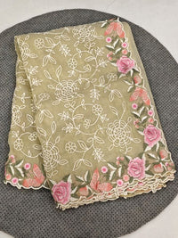 Organza Tissue Crush Saree
