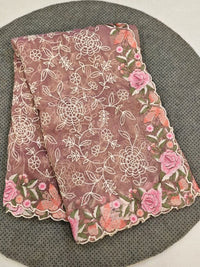 Organza Tissue Crush Saree