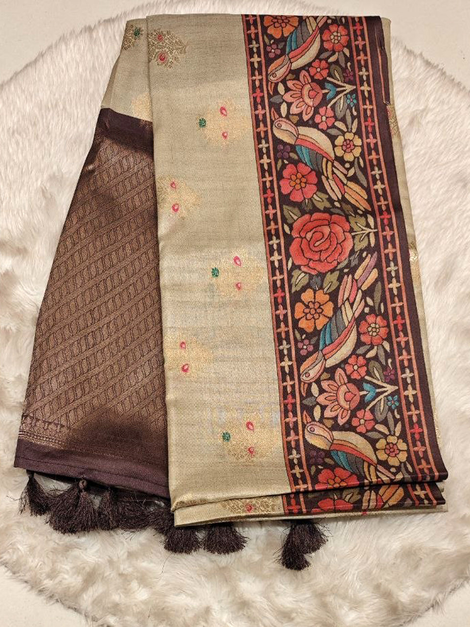 Pashmina Silk Saree