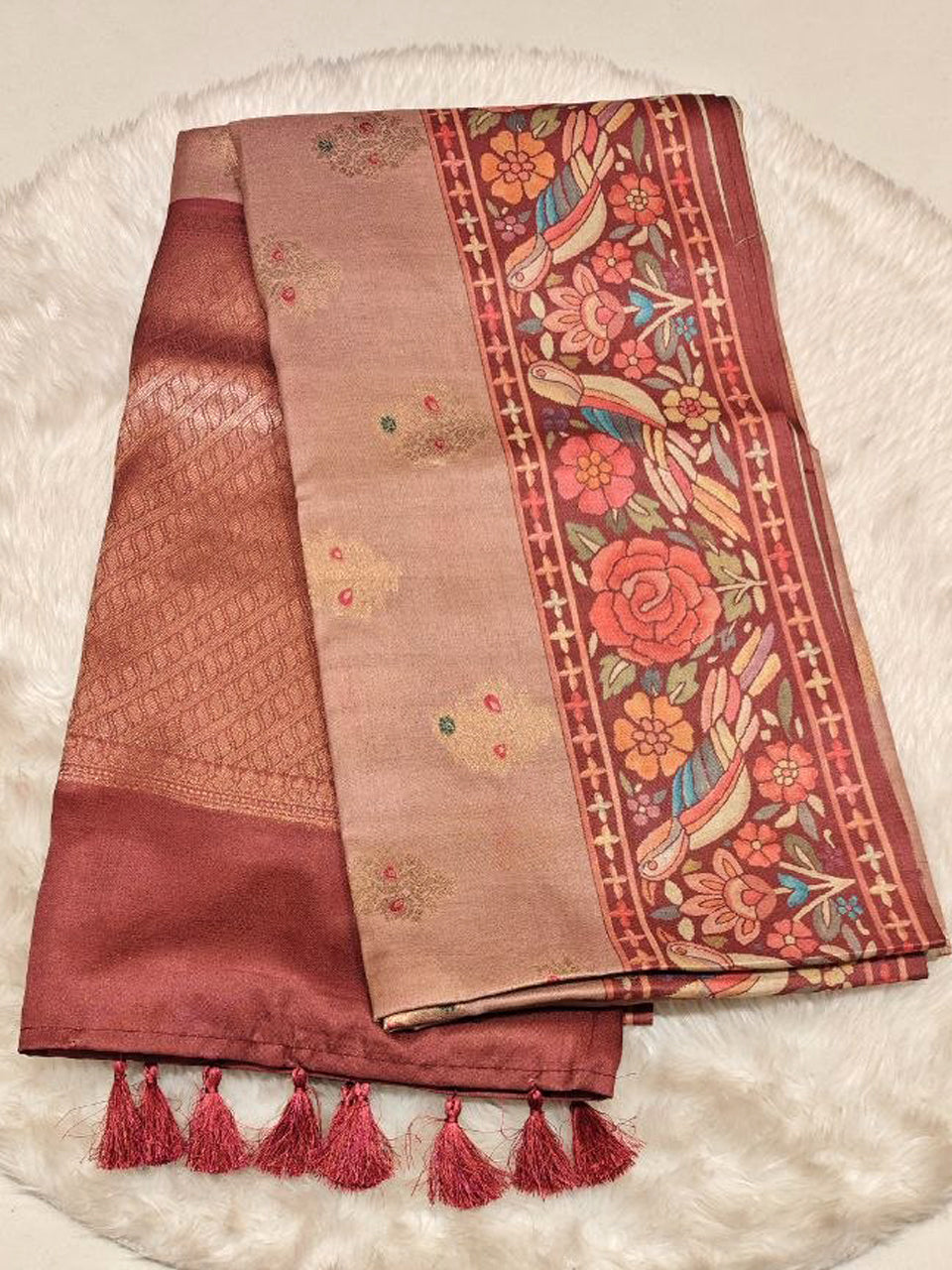 Pashmina Silk Saree