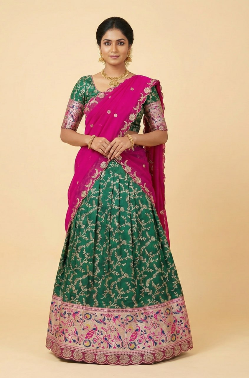 Lehenga (Half-Saree )