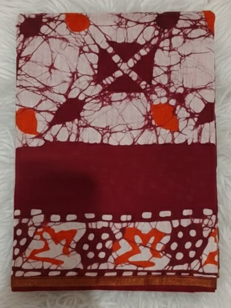 Maheshwari Cotton Saree
