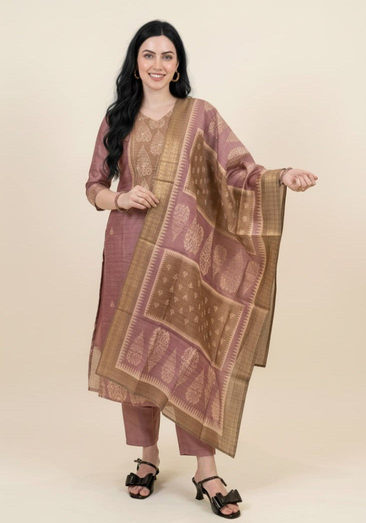 3 Pcs Bottom Dupatta Set