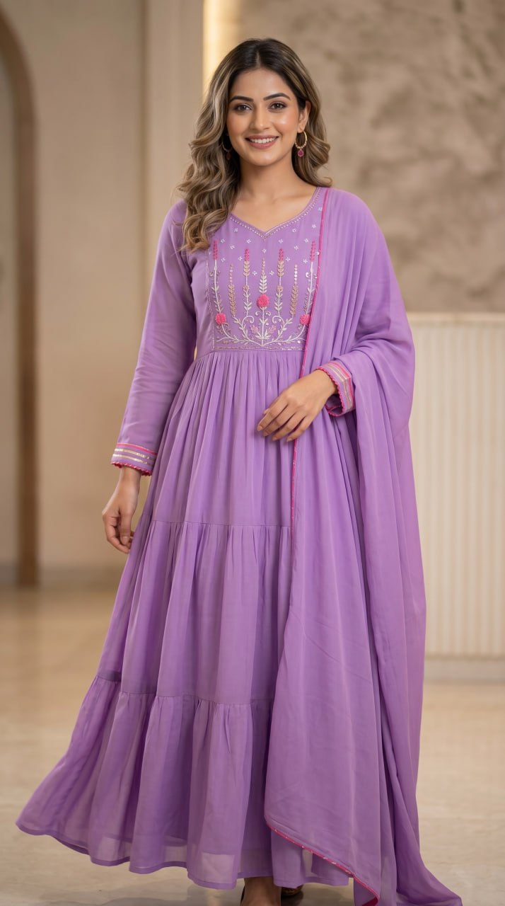 3 Pcs Bottom Dupatta Set