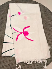 Linen Blend Saree