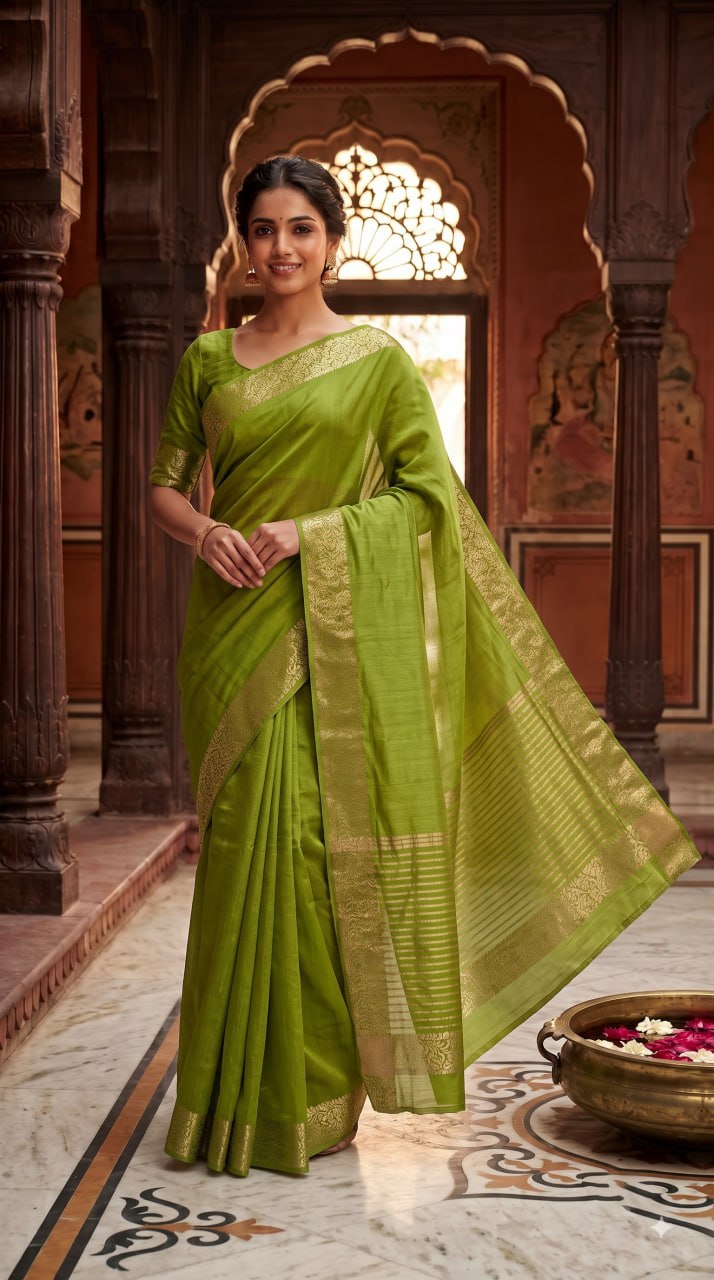 Chinon Crepe Sarees