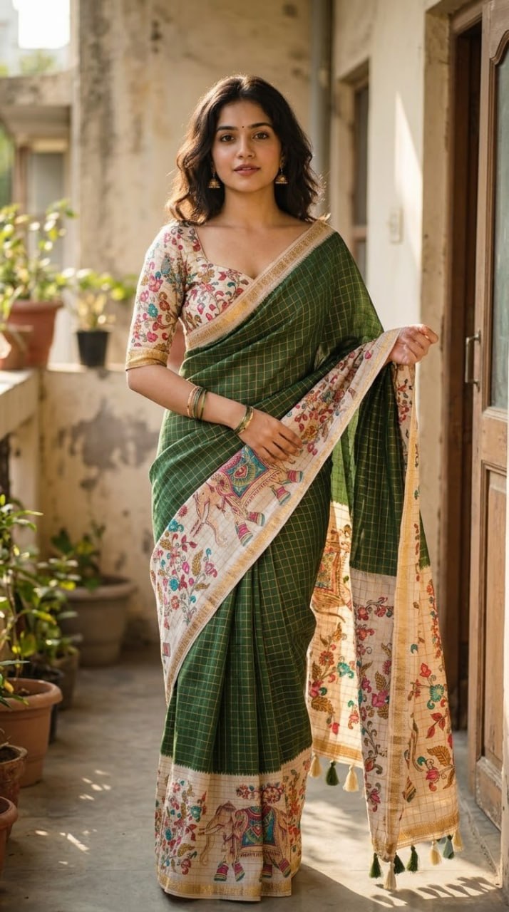 Malai Silk saree